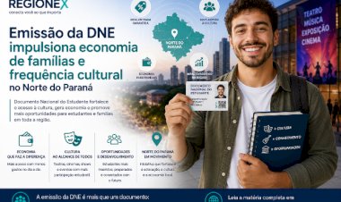 Emissão da DNE impulsiona economia de famílias e frequência cultural no Norte do Paraná